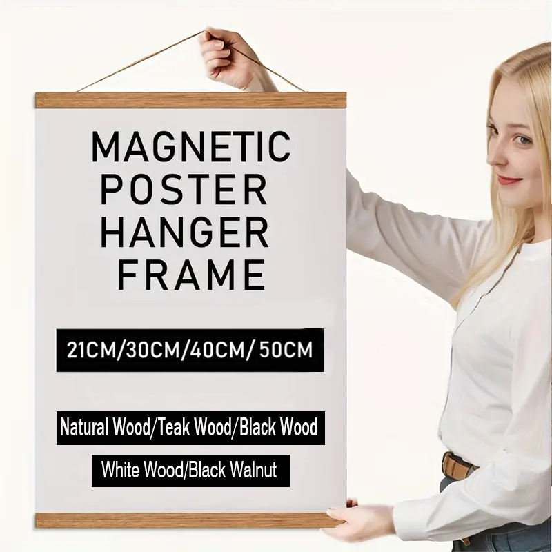 Engraved Wood Frame - 2130 40 50 cm magnetischer Poster-Aufhänger
