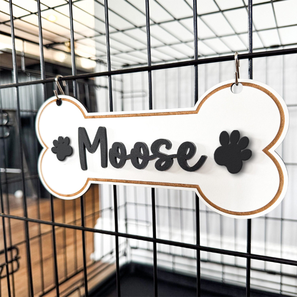 Pet Portrait Custom - Personalisieren Sie ein individuelles Kistenetikett, ein