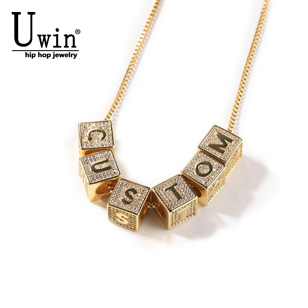 Personalized Name Box - Uwin DIY Block Initial Buchstabe Nummer