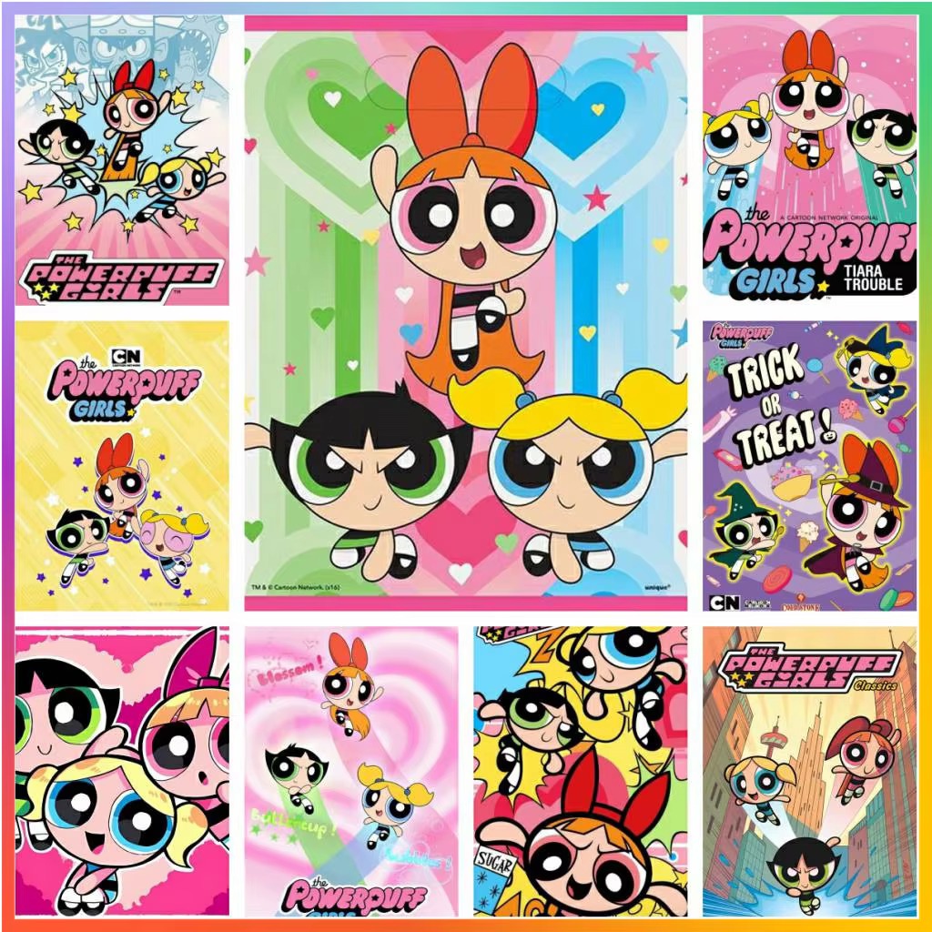 Photo Mosaic Print - Diamantmalerei Cartoon The-P-Powerpuffs-G-Girls Niedliches Anime-Diamantmosaik Handgemachte