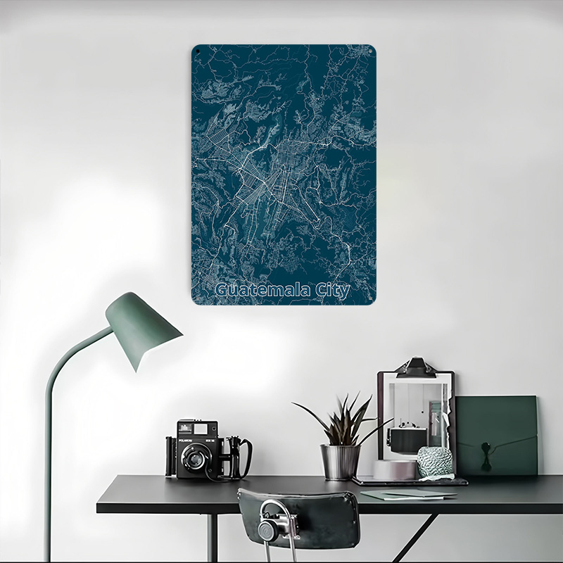 Guatemala-Stadtplan Blechposte – Custom Map Poster Bewertung und Preis