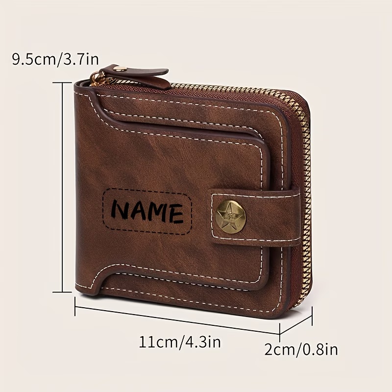 Personalisierte Herren-Geldbör – Personalized Name Box Bewertung und Preis