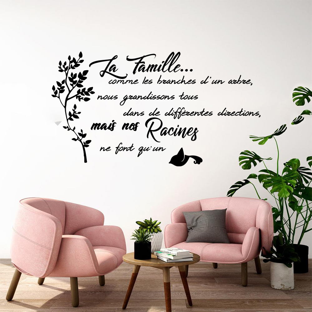 Französisches Familienzitat Ba – Family Tree Print Bewertung und Preis
