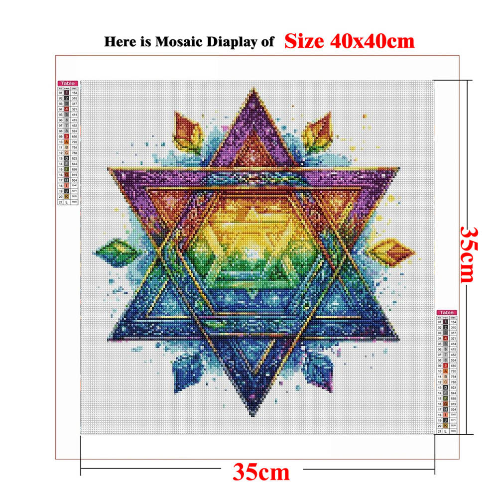 DIY Diamantmalerei Davidstern  – Photo Mosaic Print Bewertung und Preis